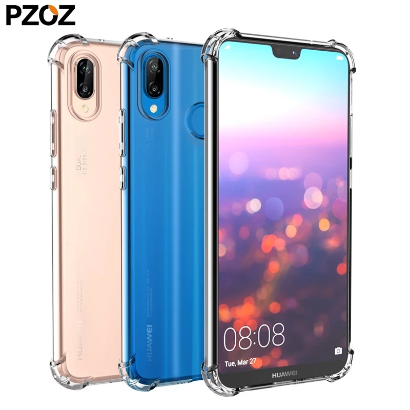 Phone Accessorie Back Cover for Huawei P20 Pro Lite P20Pro Funda Soft  Liquid Silicone Shockproof Camera Protection Original Case - AliExpress